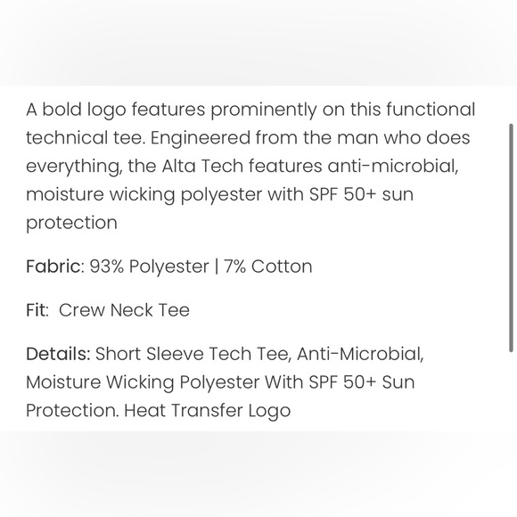 NWT Mens XXL Kimes Ranch Alta Tech Tee Shirt in Black - Picture 4 of 4